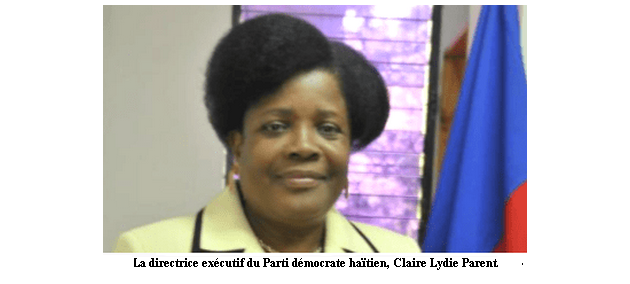 Claire Lydie Parent pour un départ du président de la République, le 7 février 2021